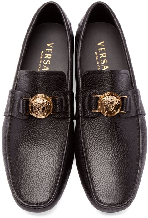 mens versace slippers xl|Versace loafers men's sale.